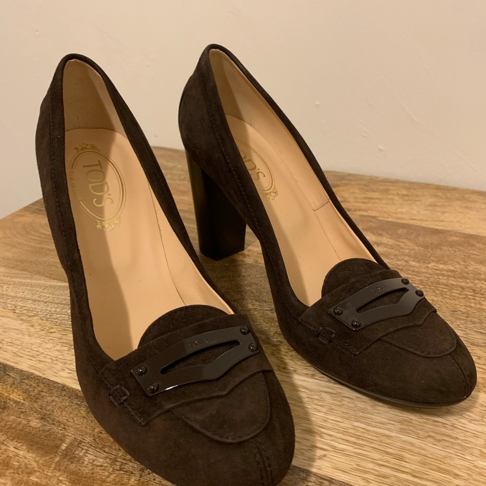 Tod’s Brown Suede Pumps Size 40